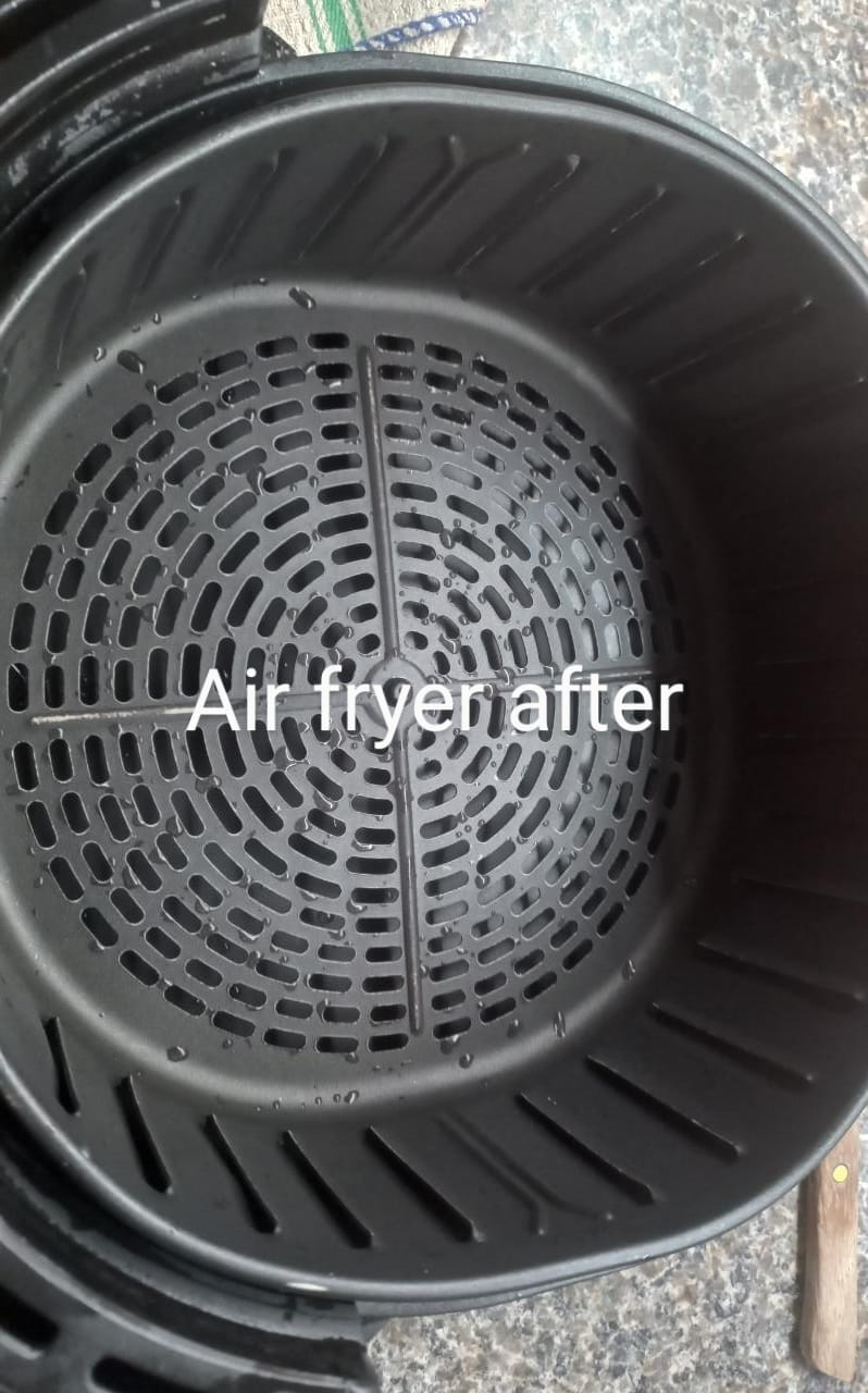 Air Fryer after cleaning