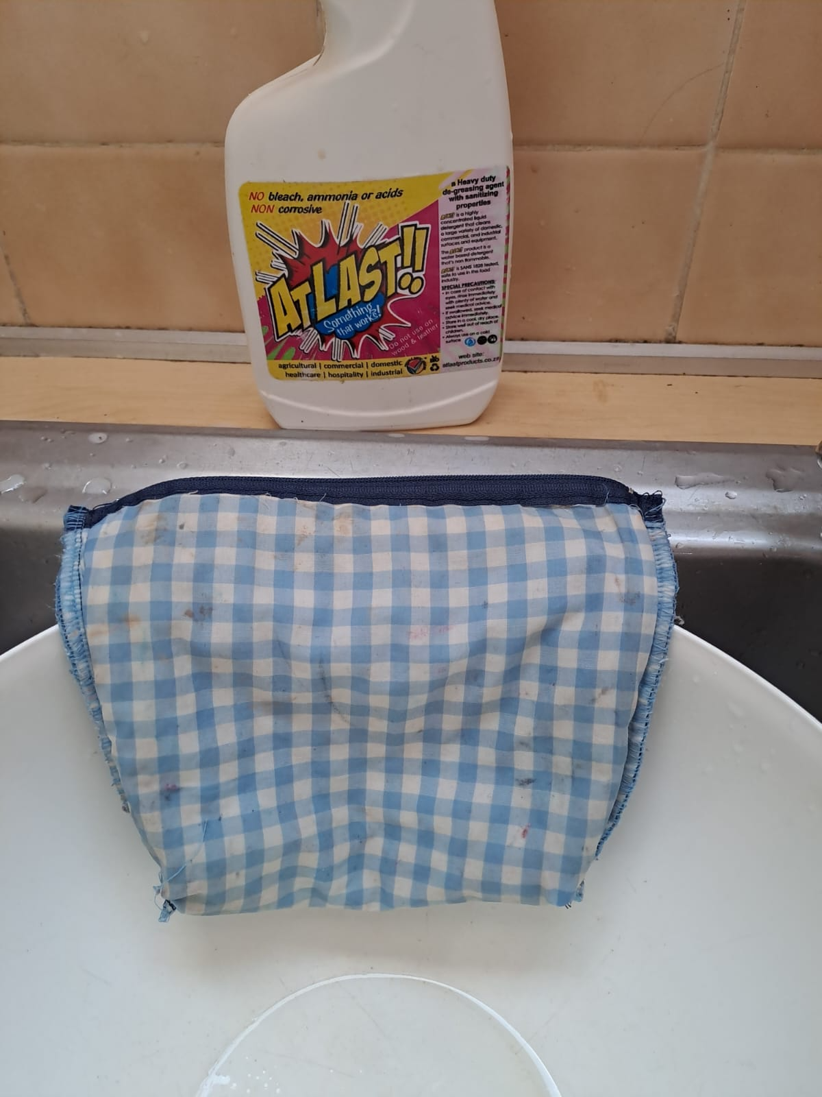 HD Degreaser after cleaning