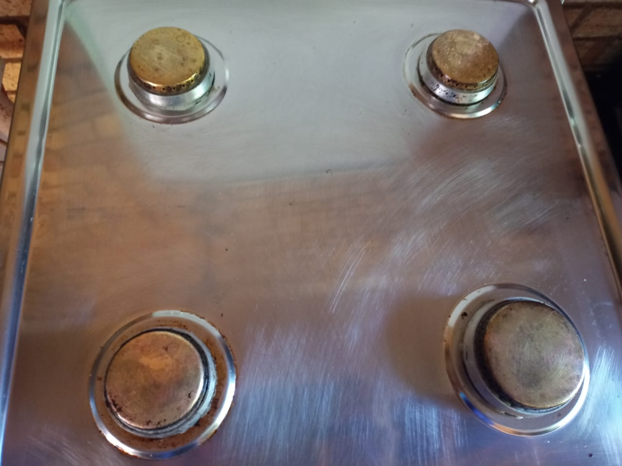 Stove after cleaning
