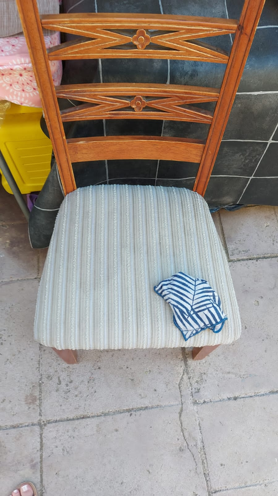 Chair after cleaning