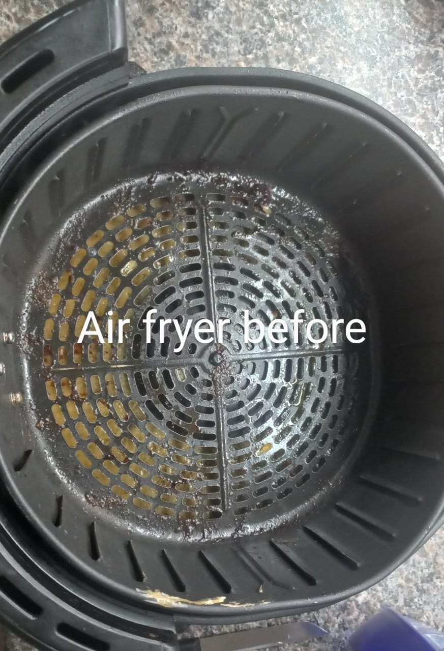 Air Fryer before cleaning